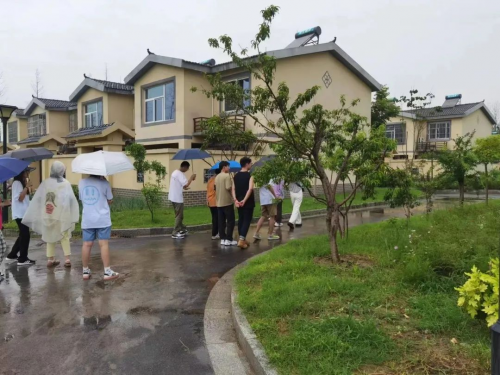 beat365英国官网网站建筑学院开展暑期“三下乡” ，乡村文化墙调研及优化提升设计活动