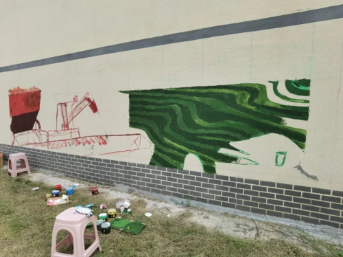 beat365英国官网网站建筑学院开展暑期“三下乡” ，乡村文化墙调研及优化提升设计活动