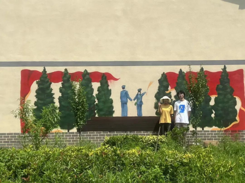 beat365英国官网网站建筑学院开展暑期“三下乡” ，乡村文化墙调研及优化提升设计活动