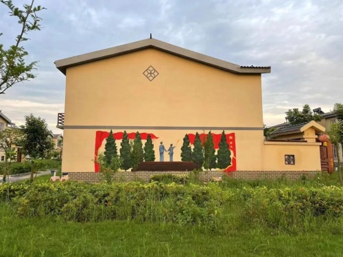 beat365英国官网网站建筑学院开展暑期“三下乡” ，乡村文化墙调研及优化提升设计活动