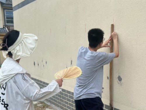 beat365英国官网网站建筑学院开展暑期“三下乡” ，乡村文化墙调研及优化提升设计活动